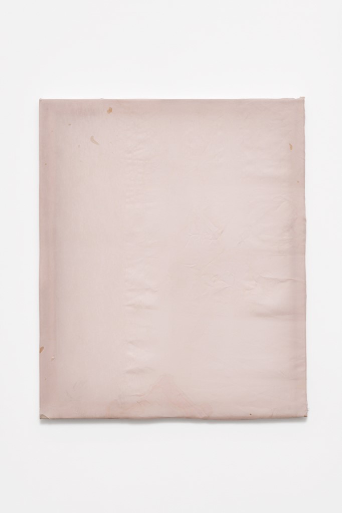Pink cloth, pink stain, 2021